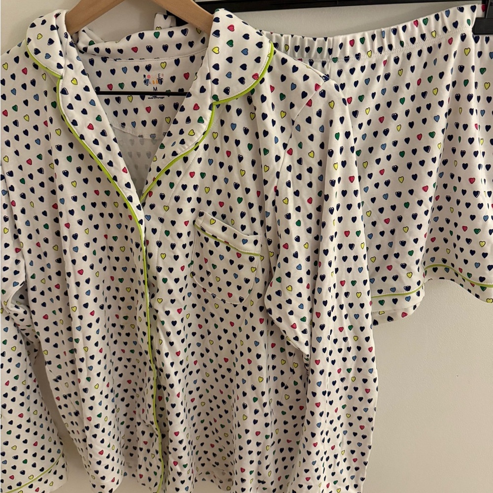 Neon Heart RR Pajama Set